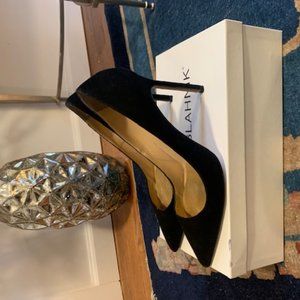 Manolo Blahnik BB 105mm Suede Pump S: 37 1/2